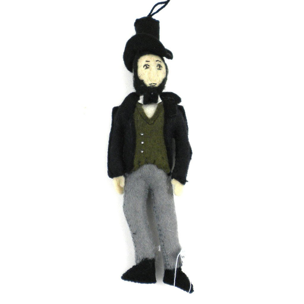 Abraham Lincoln Felt Ornament - Silk Road Bazaar (O)