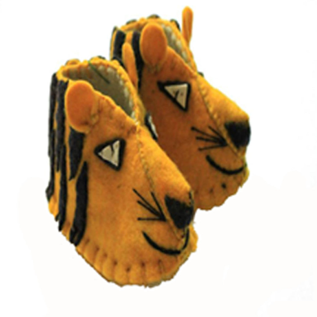 Tiger Zooties Baby Booties - Silk Road Bazaar