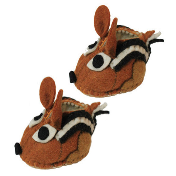 Chipmunk Zooties Baby Booties - Silk Road Bazaar