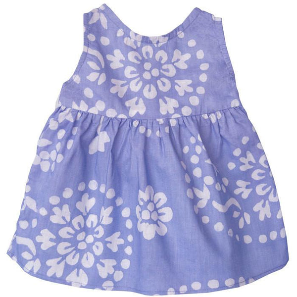 Baby Sundress Violet Paisley - Global Mamas (B)