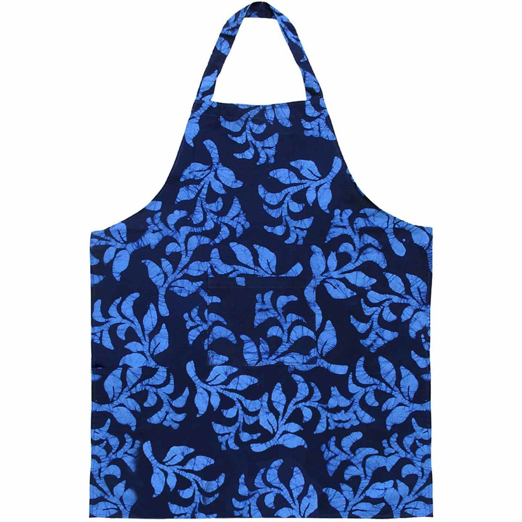 Apron - Blue Hanging Ferns - Global Mamas (A)