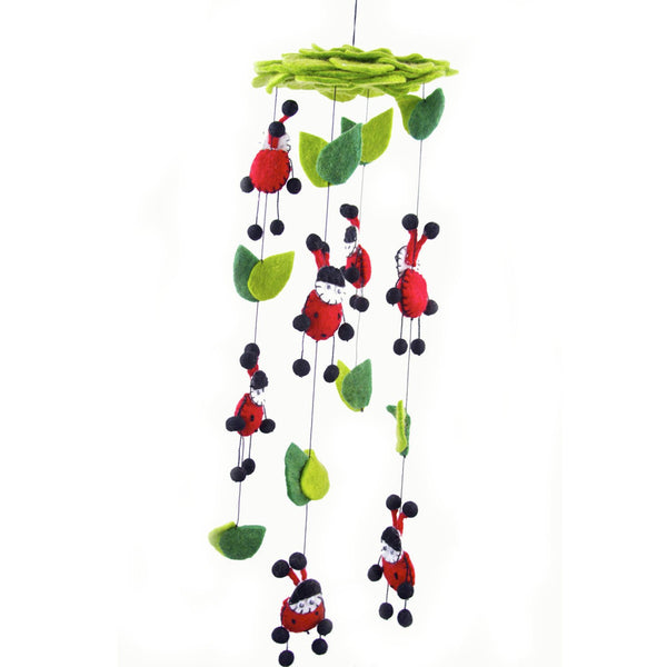 Felt Lady Bug Mobile - Global Groove