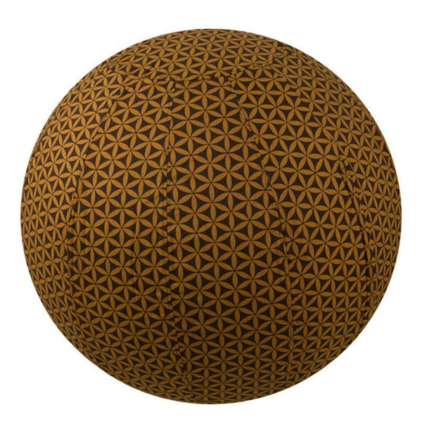 Yoga Ball Cover Size 55cm Design Chocolate Flower of Life - Global Groove (Y)