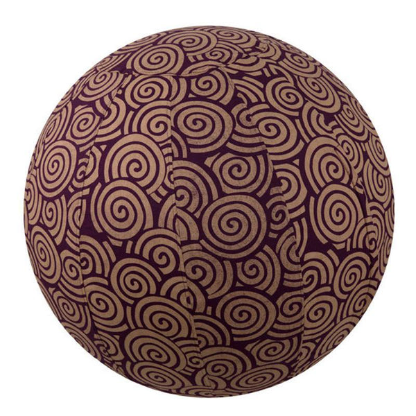 Yoga Ball Cover Size 65cm Design Plum Swirl - Global Groove (Y)
