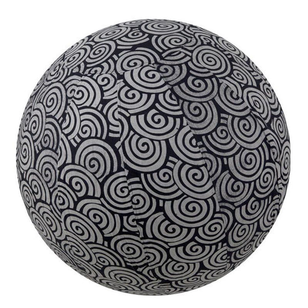 Yoga Ball Cover Size 55cm Design Black Swirl - Global Groove (Y)
