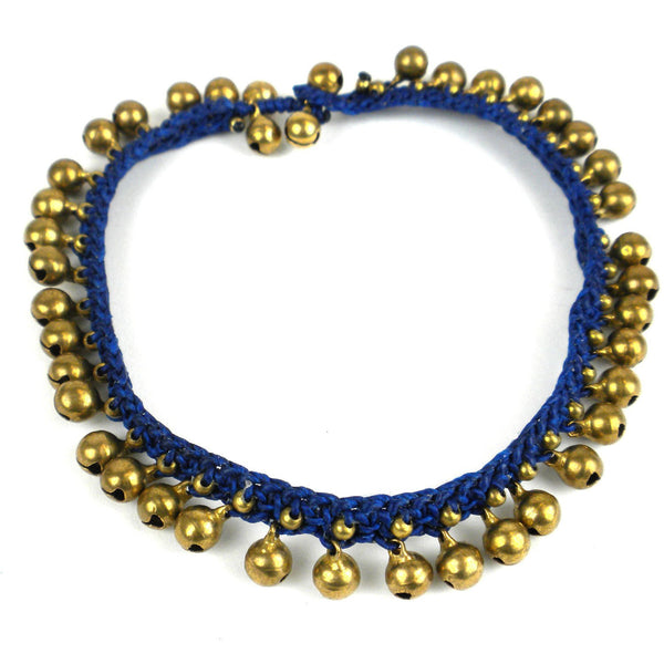 Rasa Bells Anklet - Navy - Global Groove (J)