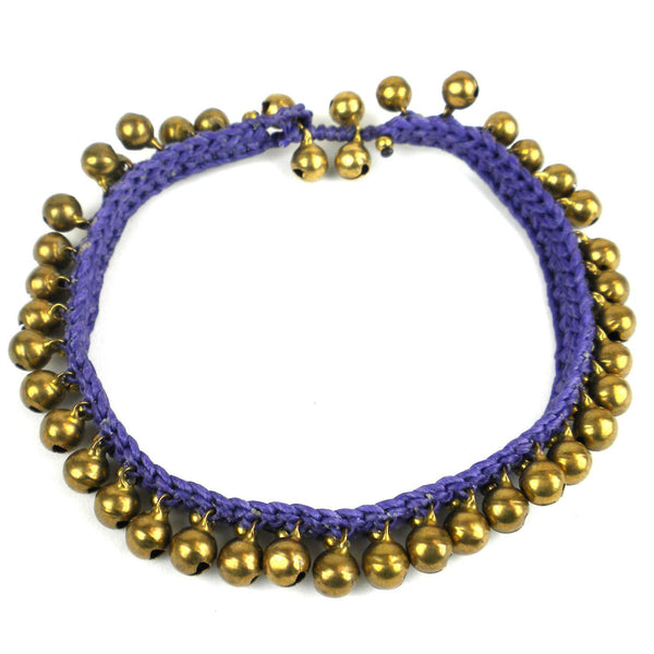 Rasa Bells Anklet - Lavender - Global Groove (J)