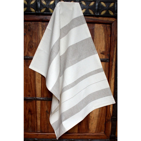 Ash Cotton Kitchen Towel - Sustainable Threads (L)