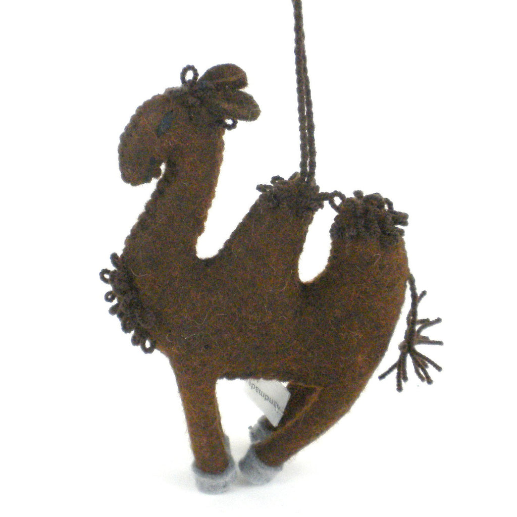 Camel Felt Holiday Ornament - Silk Road Bazaar (O)