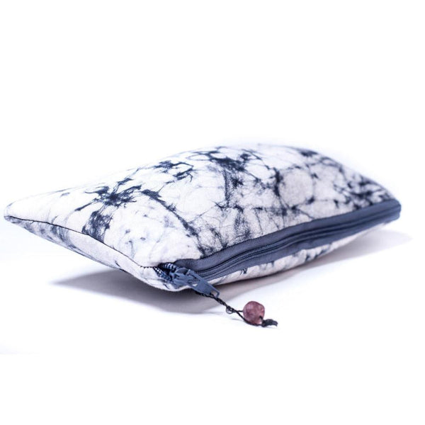 Batiked Clutch Purse - Gray - World Peaces (P)