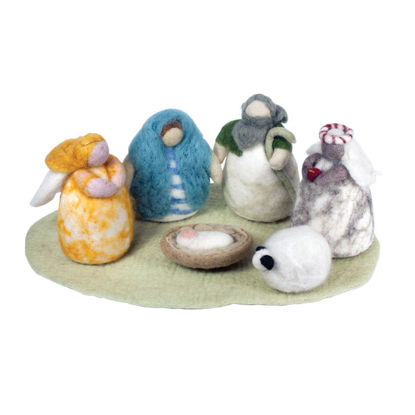 Cozy Felt Nativity Set - Wild Woolies (H)