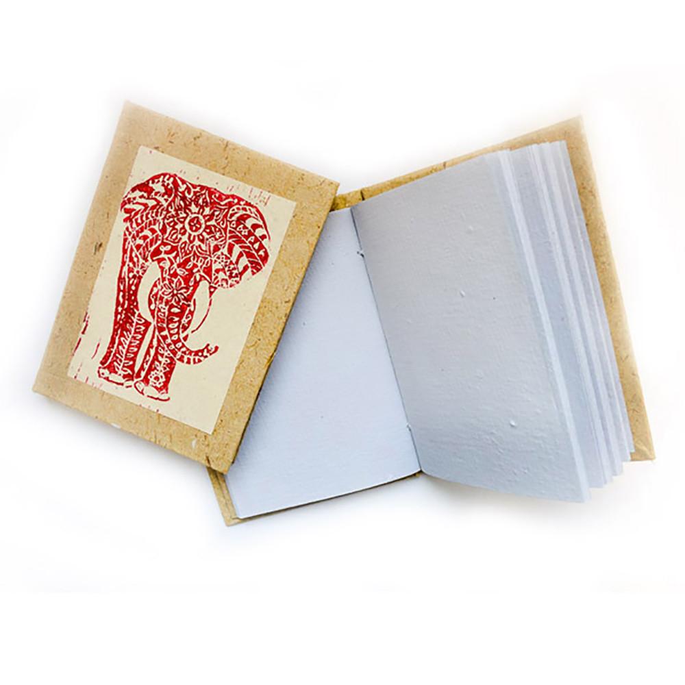 Block Print Journal - Elephant - Imani Workshop (S)
