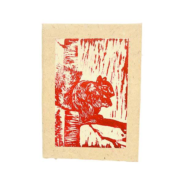 Block Print Journal - Squirrel - Imani Workshop (S)