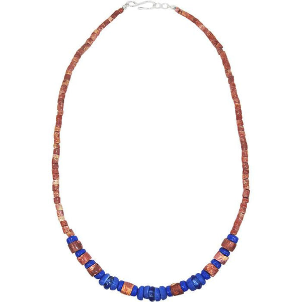Down to Earth Necklace Blue - Global Mamas