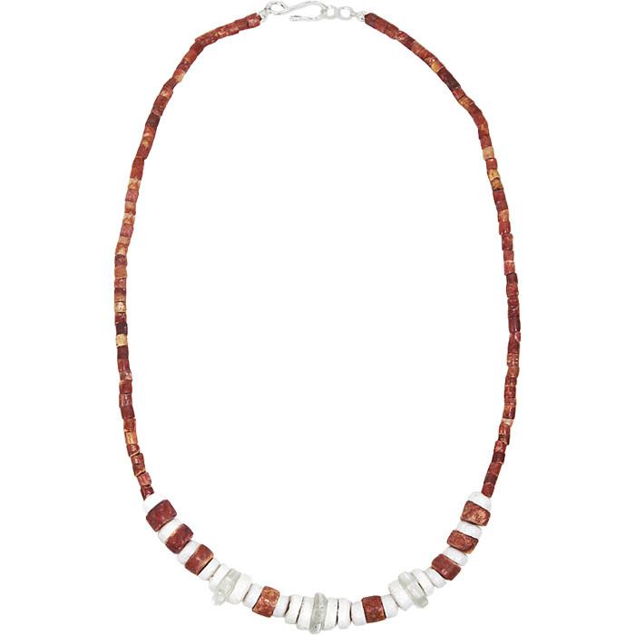 Down to Earth Necklace White - Global Mamas