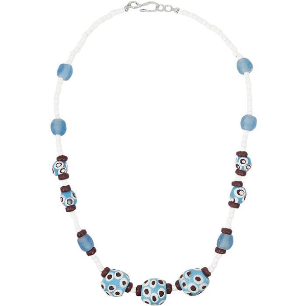 Grace Necklace in Blue - Global Mamas
