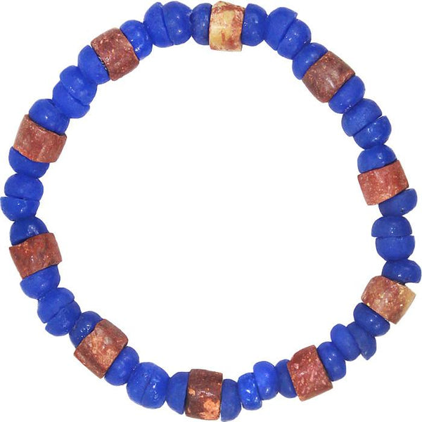 Down to Earth Bracelet Blue - Global Mamas