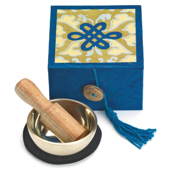 Mini Meditation Bowl Box: 2" Serenity - DZI (Meditation)