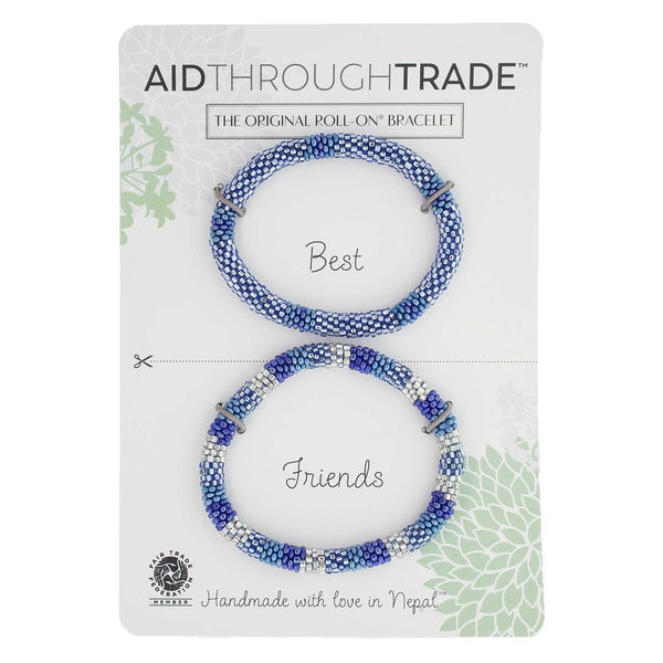 Roll-On Friendship Bracelets - Arctic Blue - Aid Through Trade
