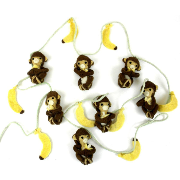 6 Ft Jumping Monkey Garland - Silk Road Bazaar (O)