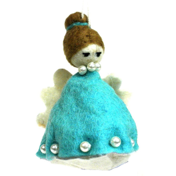 Felt Magic Fairy Ornament - Blue - Silk Road Bazaar (O)