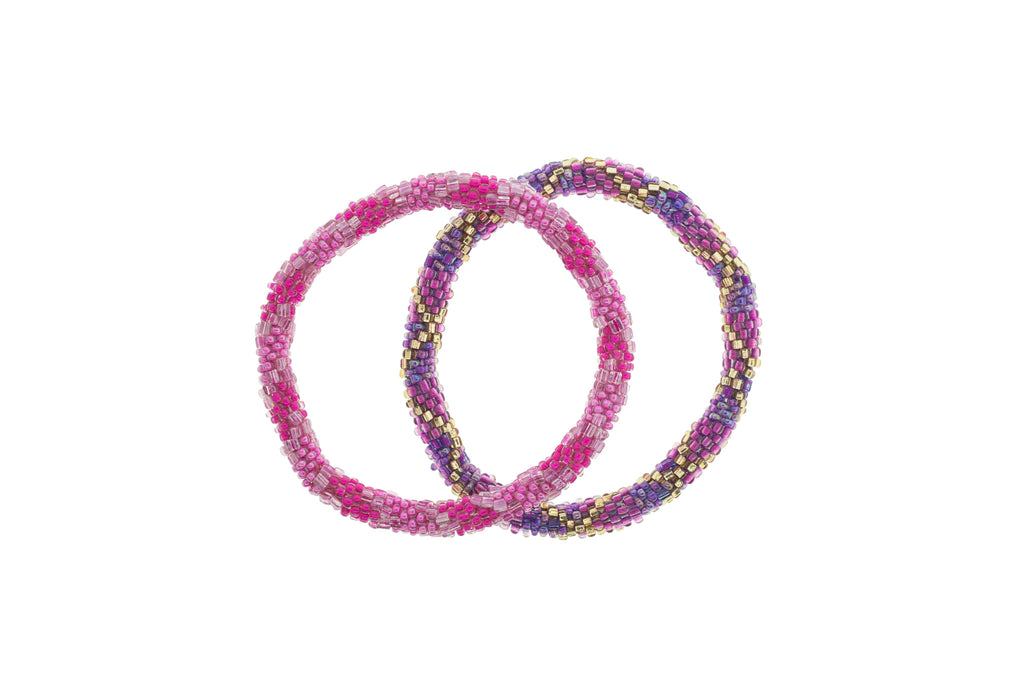 Roll-On Friendship Bracelets - Fuchsia Fusion - Aid Through Trade