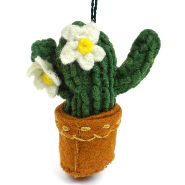 Saguaro Cactus Felt Ornament - Silk Road Bazaar (O)