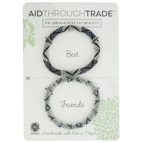 Roll-On Friendship Bracelets - Slate - Aid Through Trade