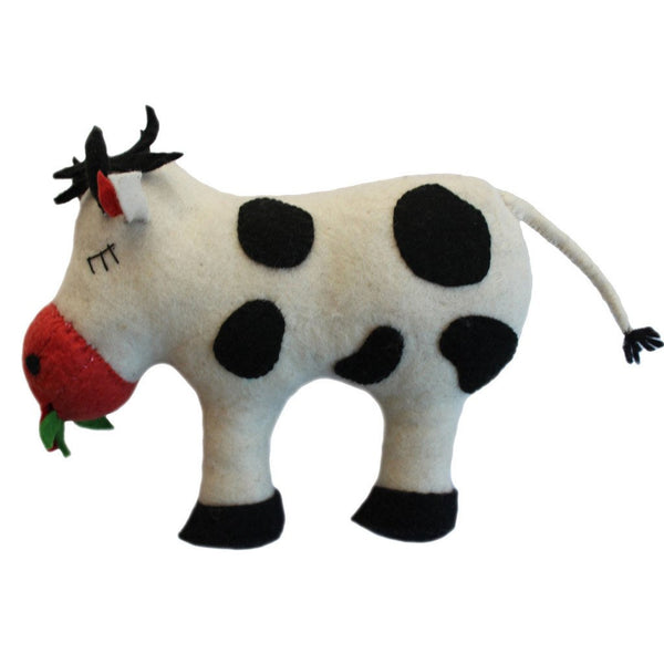 Felted Friend Cow Design -