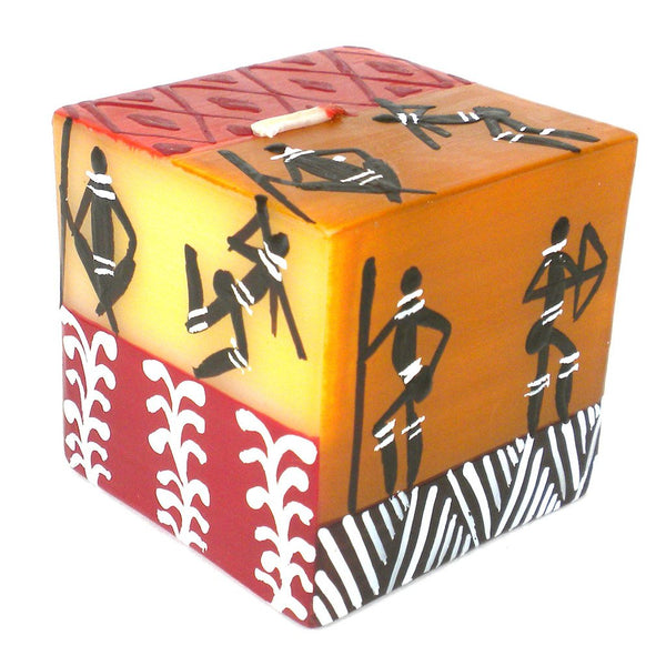 Hand Painted Candle - Cube - Damsi Design - Nobunto