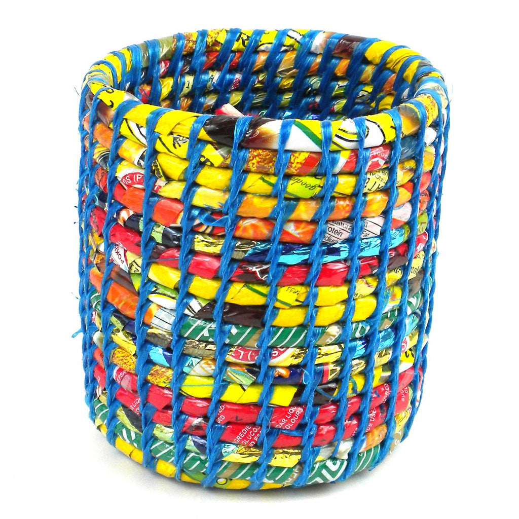 Recycled Pen Holder Blue - Jeevankala (Pen)