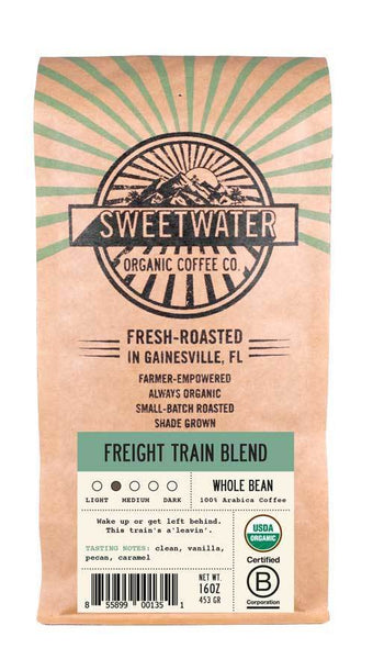 Freight Train Organic Coffee 12oz Ground - Sweetwater Coffee