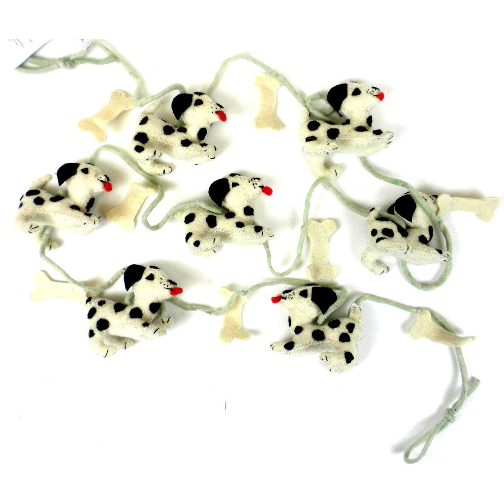 6 Ft Dogs Chasing Bones Garland - Silk Road Bazaar (O)