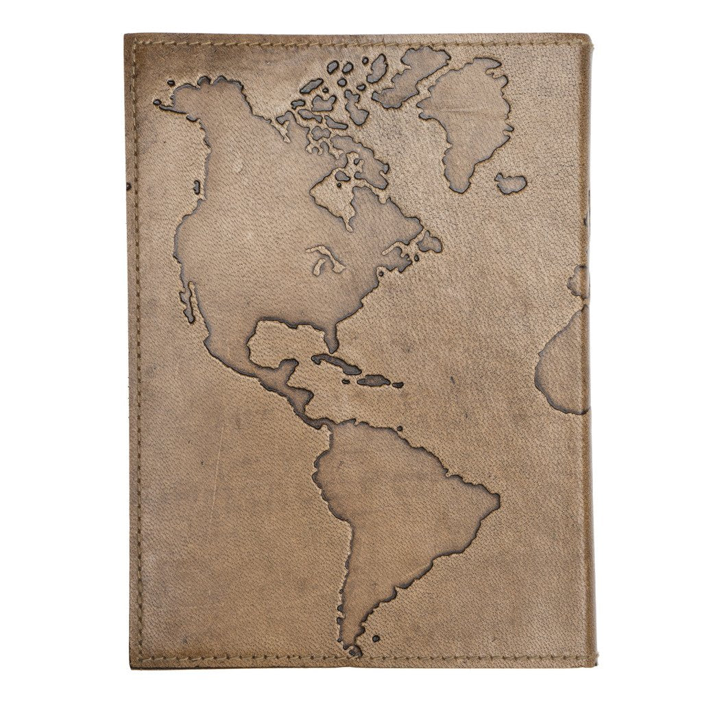 Ancient Globetrotter Leather Journal - Matr Boomie (J)