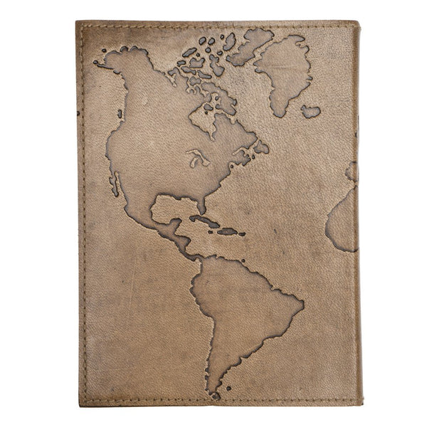Ancient Globetrotter Leather Journal - Matr Boomie (J)