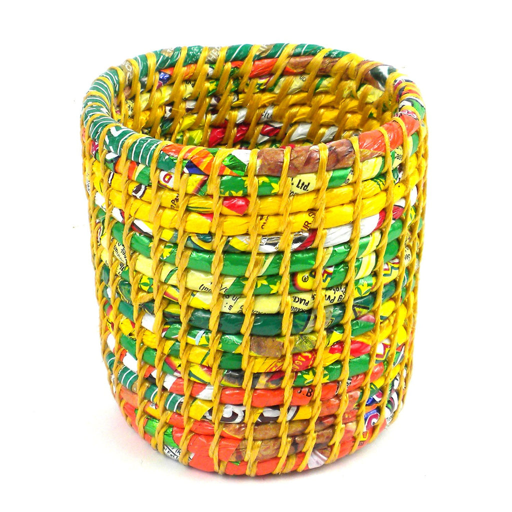 Recycled Pen Holder Yellow - Jeevankala (Pen)