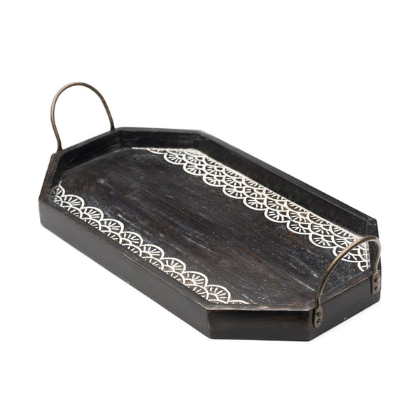 Wood Vasant Serving Tray - Long - Matr Boomie (T)