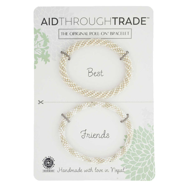 Roll-On Friendship Bracelets - Pearl - Aid Through Trade