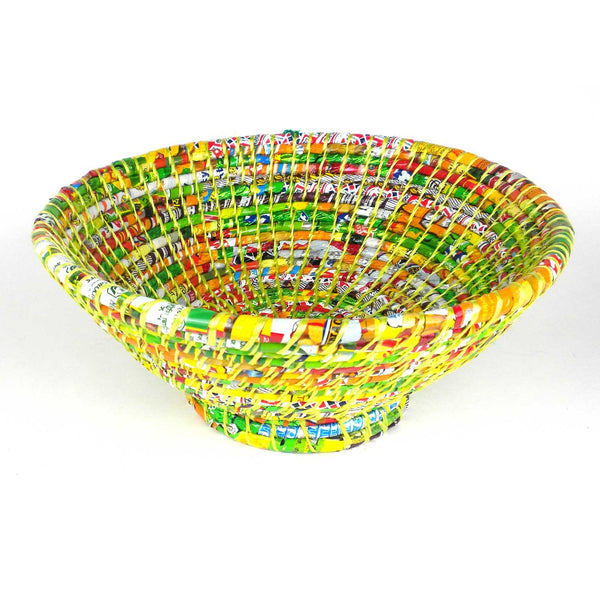 X Large Wrapper Fruit Bowl -Yellow - Jeevankala (T)