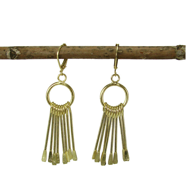 Chime Earrings - gold - WorldFinds