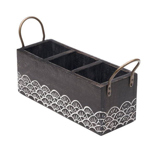 Wood Vasant Flatware Caddy - Matr Boomie (T)