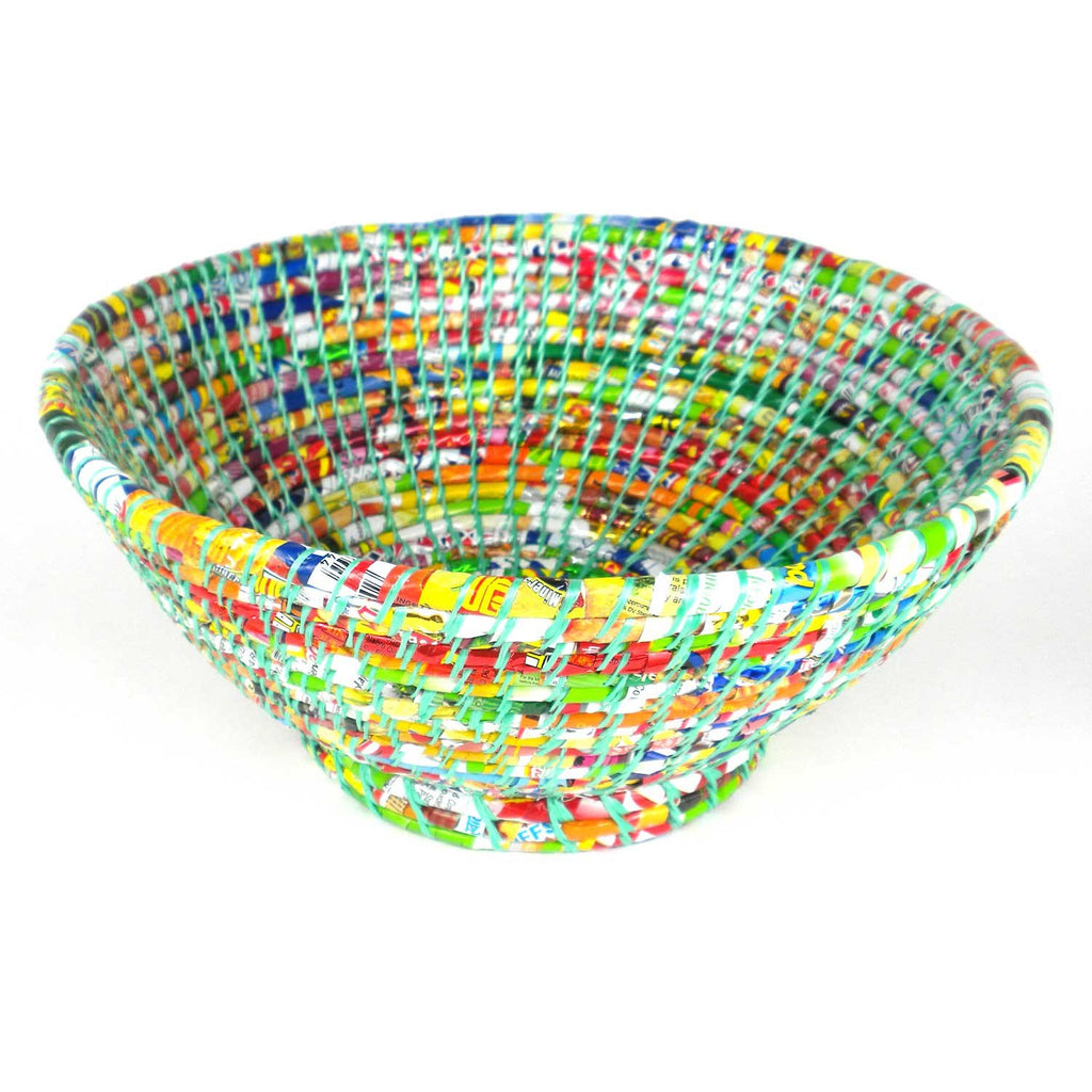 X Large Wrapper Fruit Bowl - Green - Jeevankala (T)